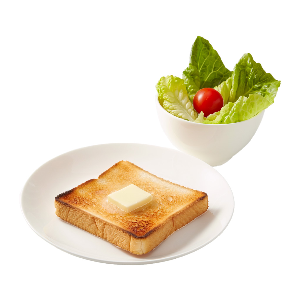 toast & salad