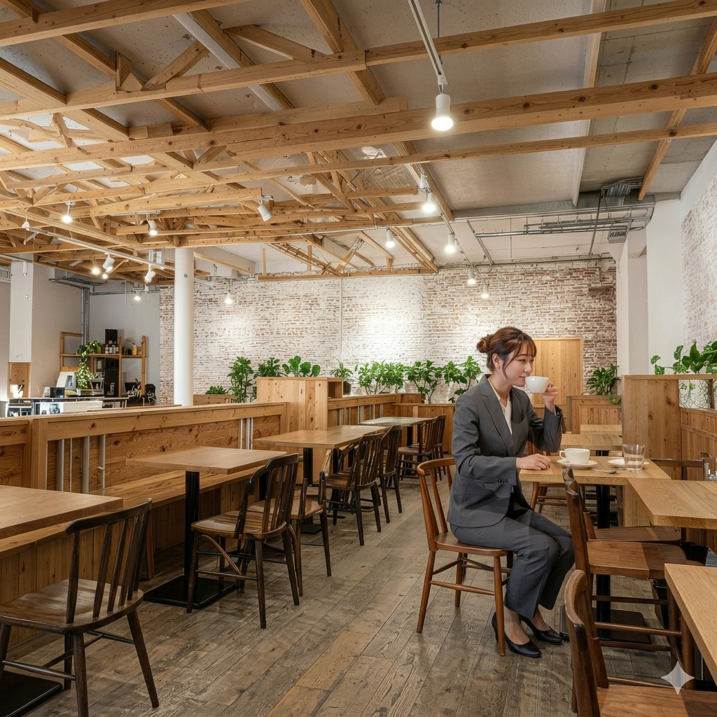 カフェ　店内